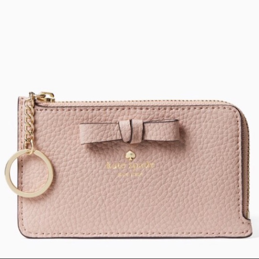 Kate Spade Pink Card Holder/ Wallet/ Keychain
